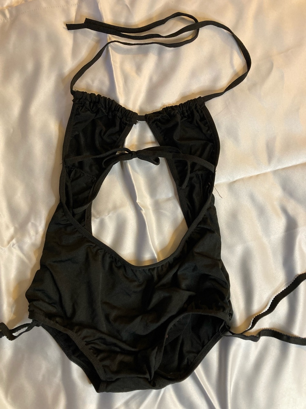 Black Cutout bodysuit Women xs